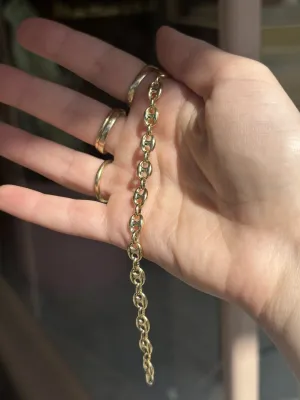 14k x 4mm Gucci Puff Midi Bracelet