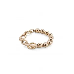 18K Gold Plated Cheerful Large Bracelet PUL2360ORO0000L