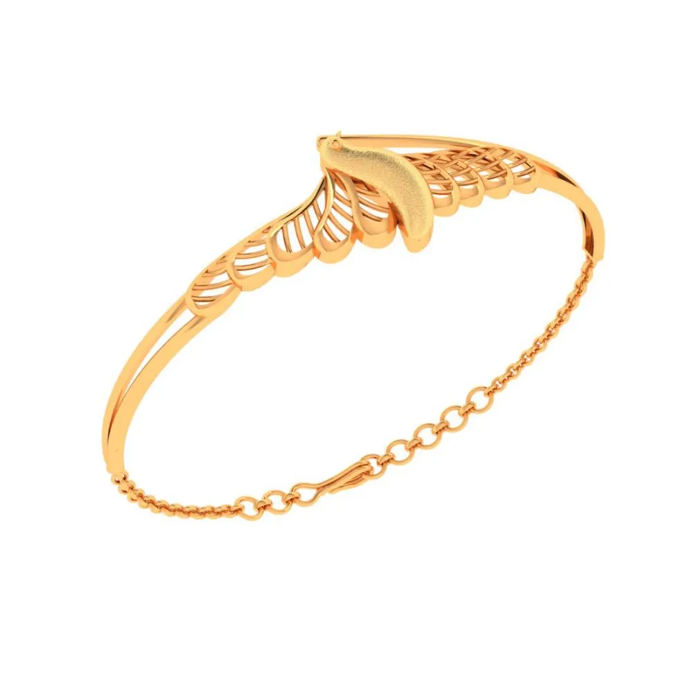 22k Gold Bird Bracelet For Women