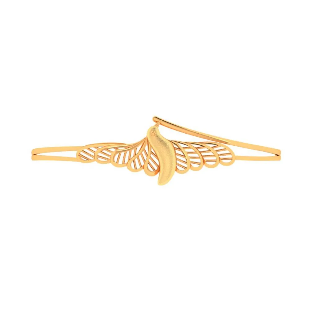 22k Gold Bird Bracelet For Women