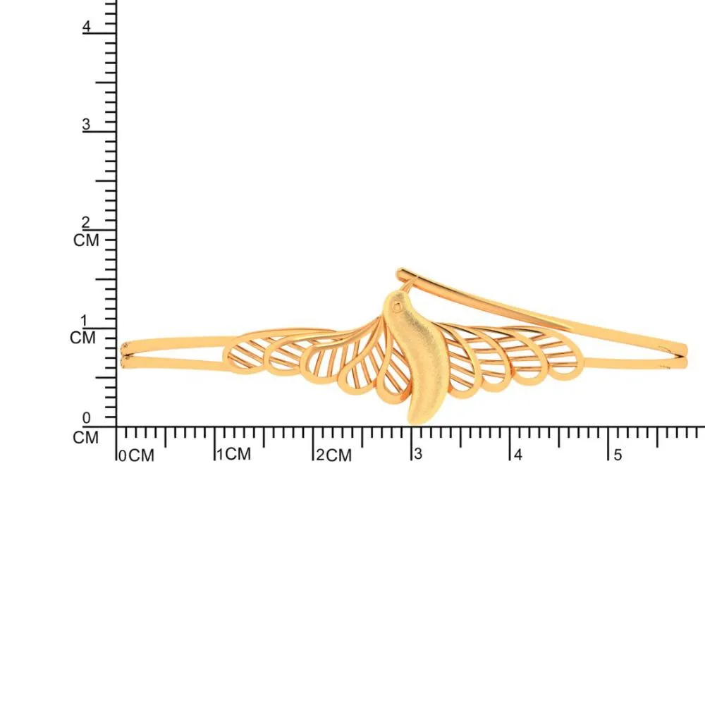 22k Gold Bird Bracelet For Women