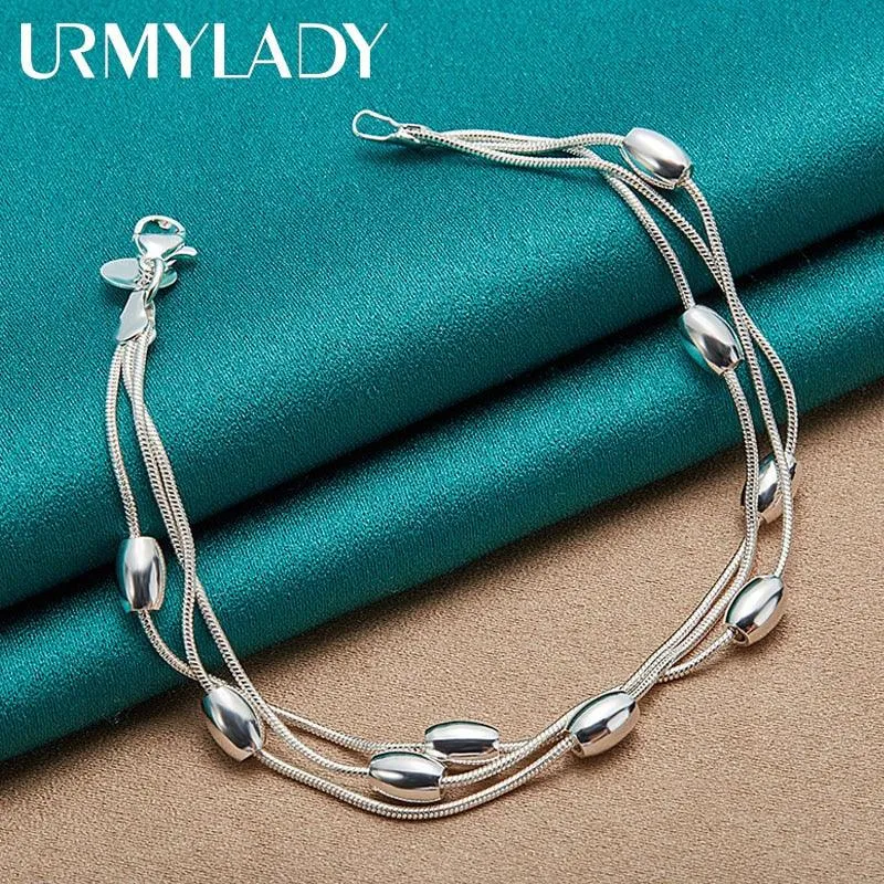 925 Sterling Silver Bracelet Chain