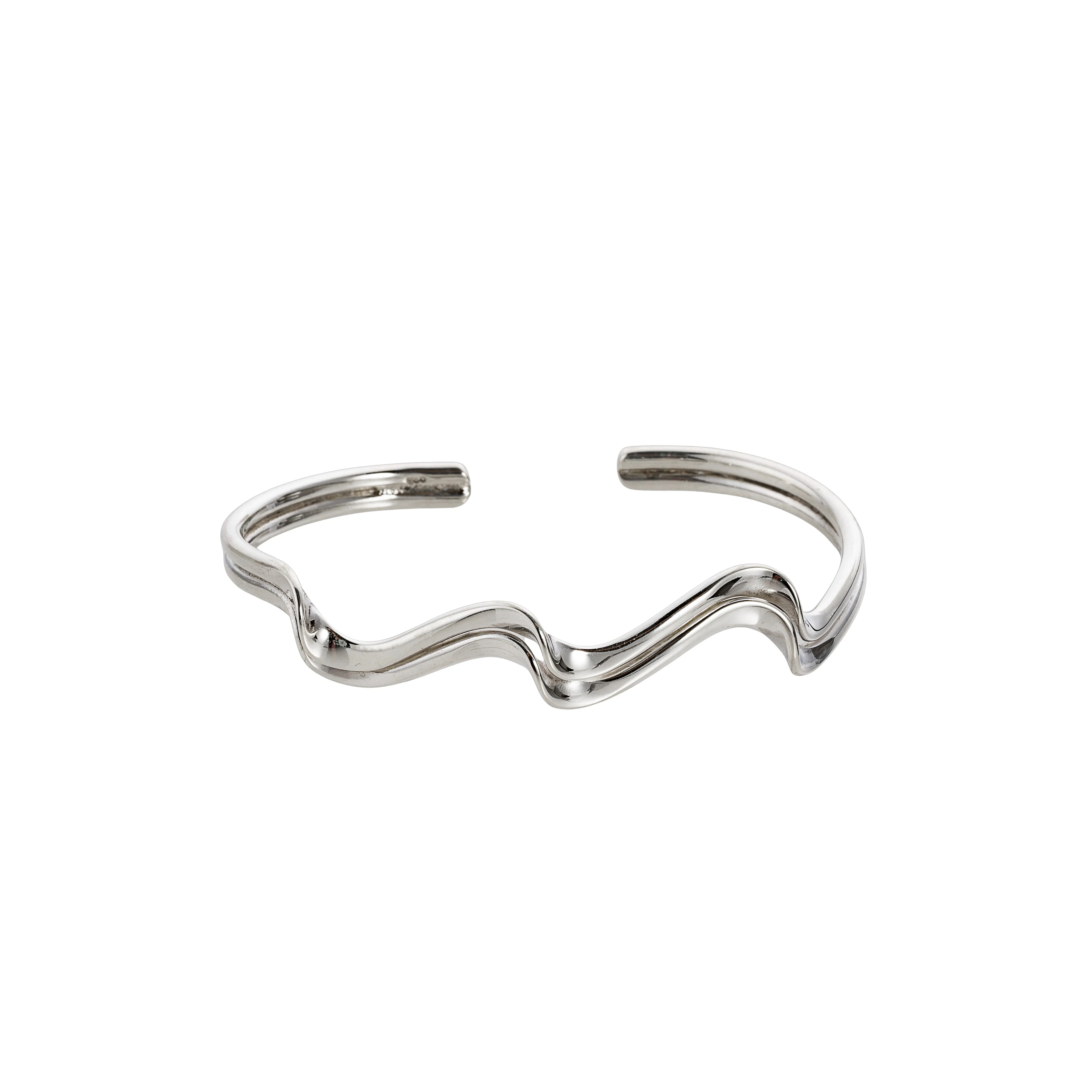 Aarna Double Wavy Cuff Sterling Silver