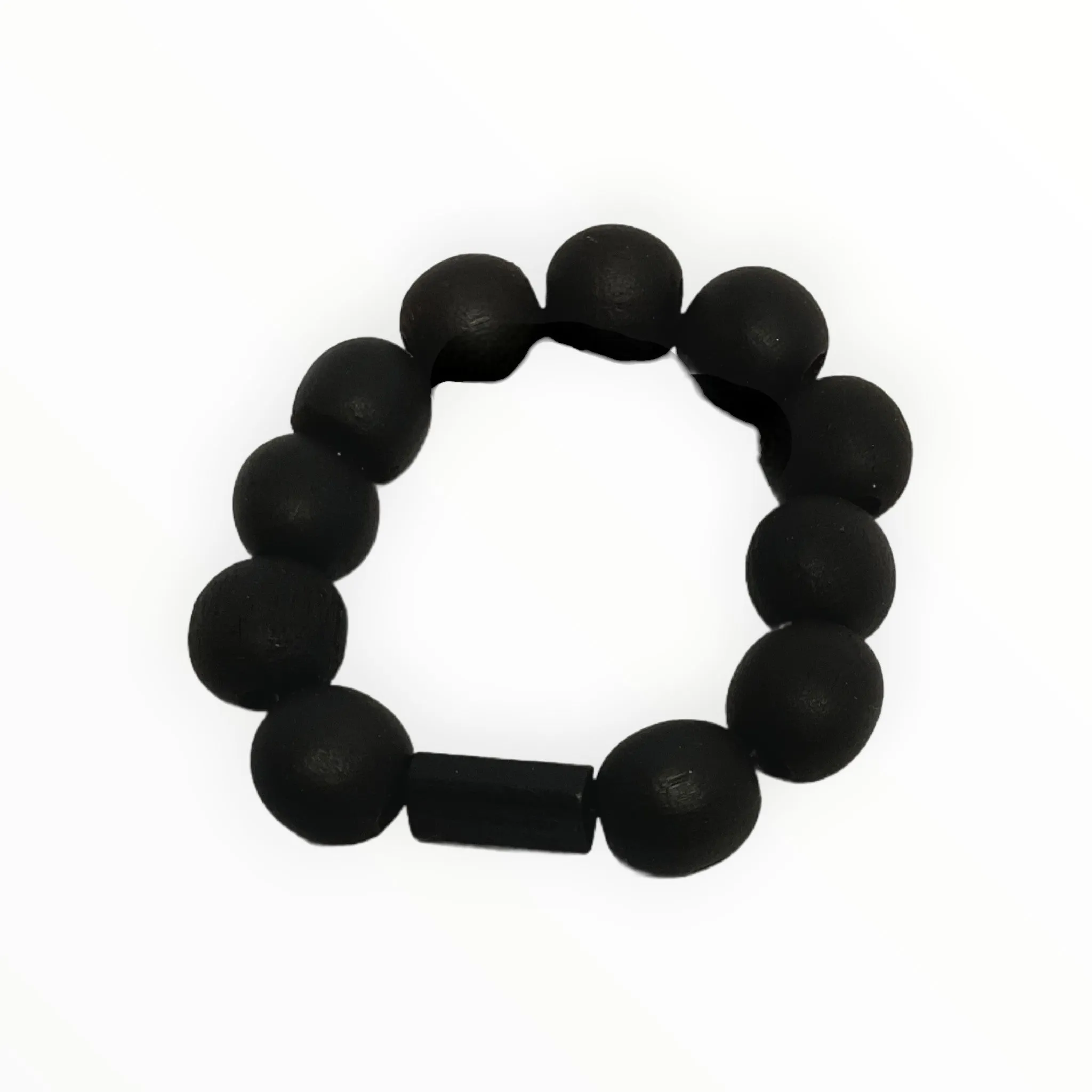 African Beaded Bracelet for Men (black)