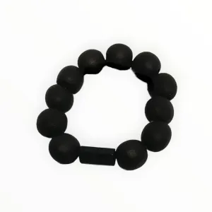 African Beaded Bracelet for Men (black)