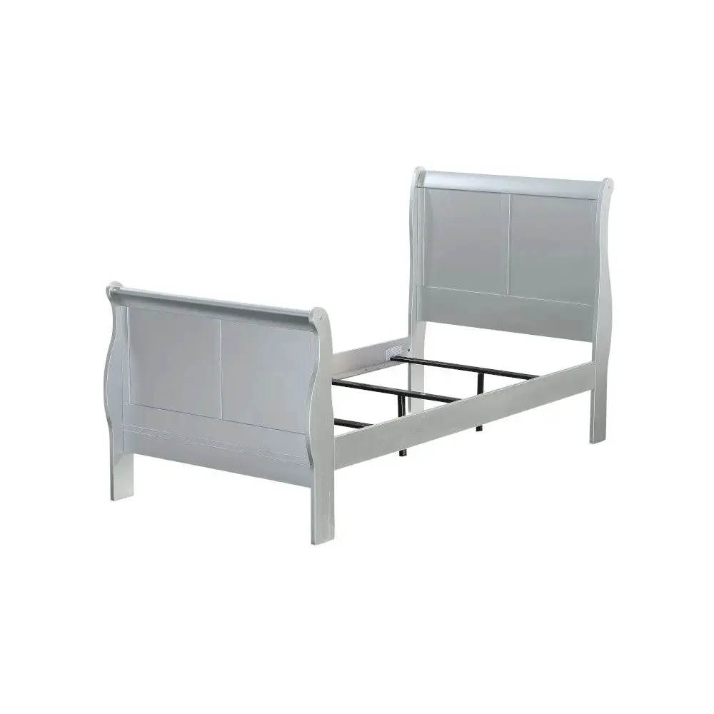 Araceli Full Bed, Platinum