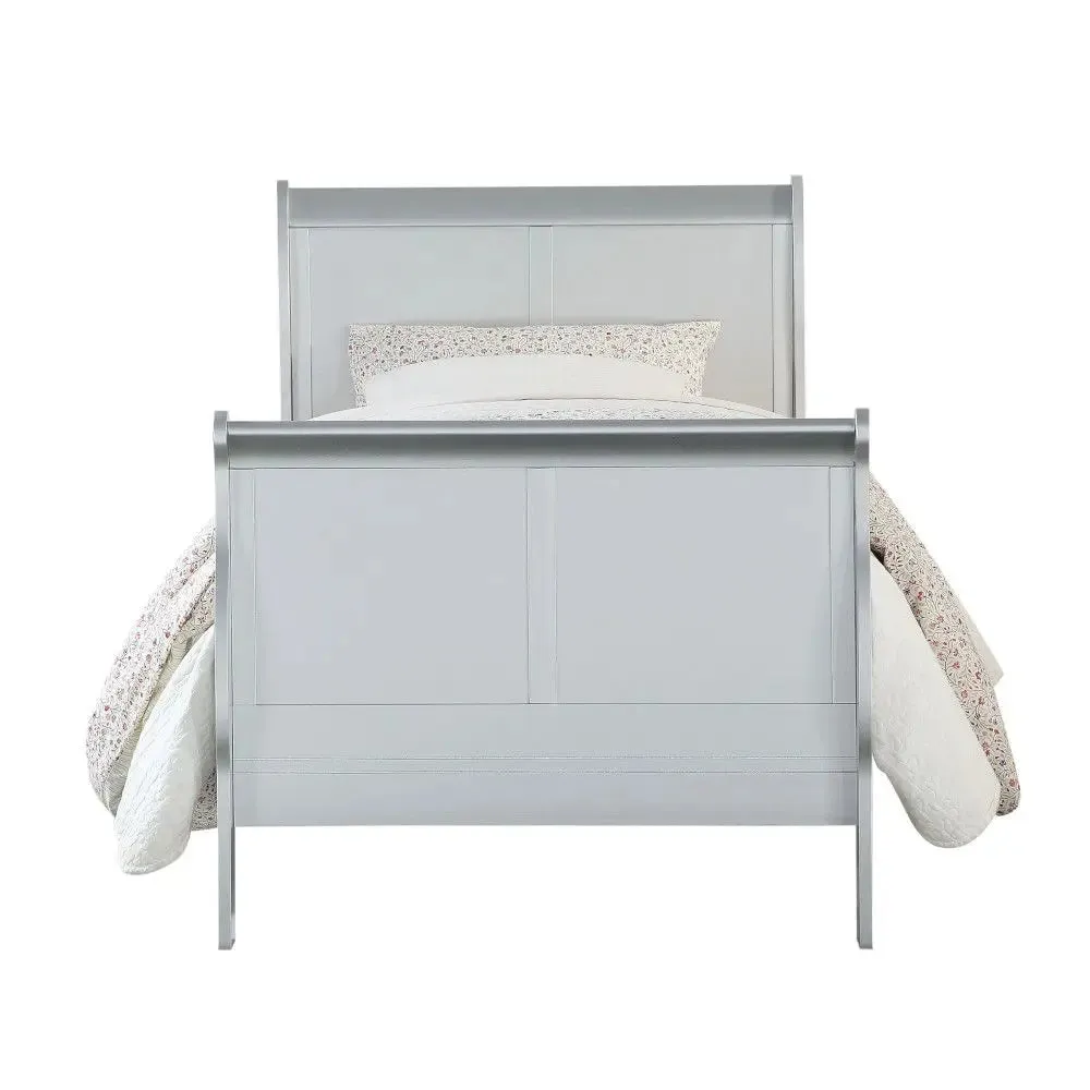 Araceli Full Bed, Platinum