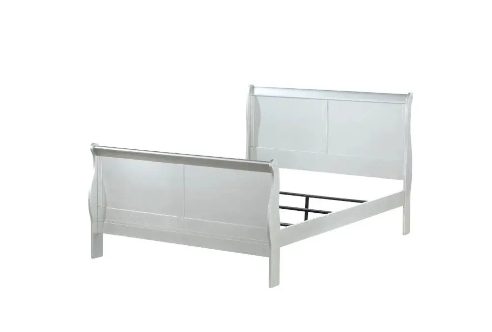 Araceli King Bed, Platinum