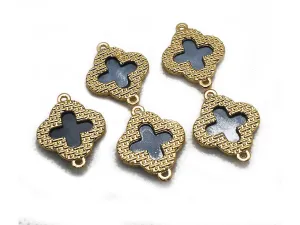 Black Golden Designer Charms
