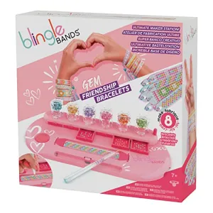 Blingle Bands DIY Gem Friendship Bracelet, 8 Band Deluxe Studio - Arts & Craft Activity for Ages 7 and Up, Multicolor (25204)