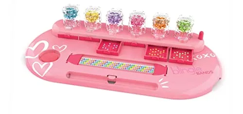 Blingle Bands DIY Gem Friendship Bracelet, 8 Band Deluxe Studio - Arts & Craft Activity for Ages 7 and Up, Multicolor (25204)