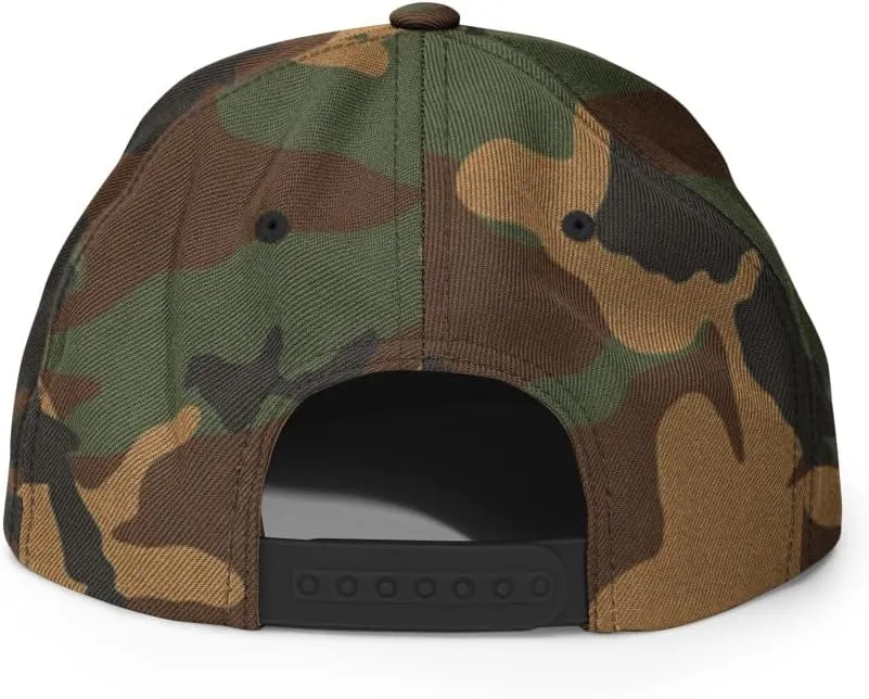 Cooter Connoisseur Embroidered Flat Bill Brim Snapback Hat
