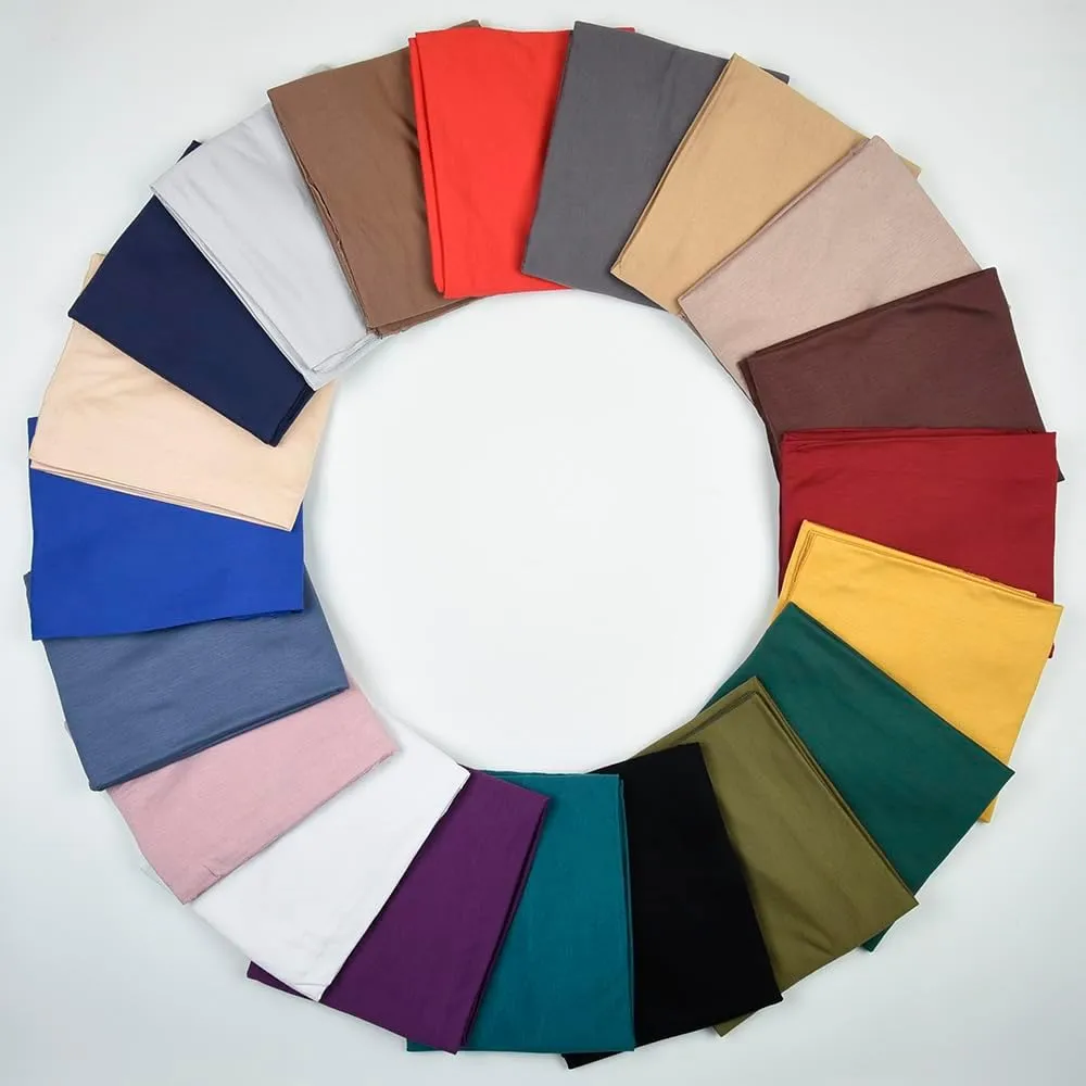 corciova Long Soft Head Wrap Turban Headband for Black Women Two Way Stretch Fashion African Head Covering Jersey Hijab Scarf