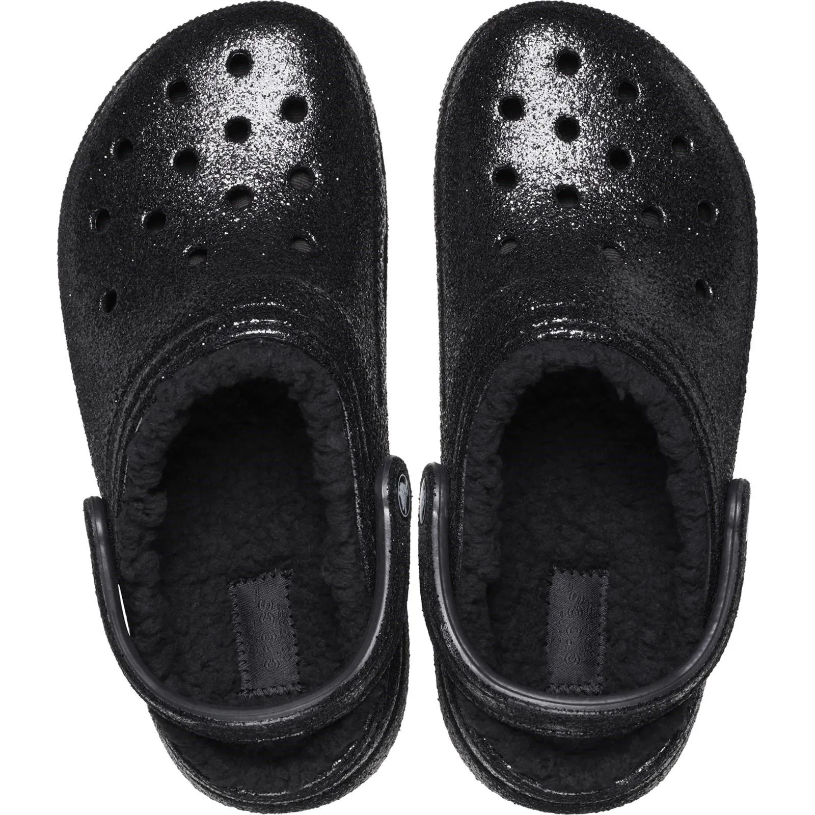 Crocs Classic Glitter Lined Clog Sandals