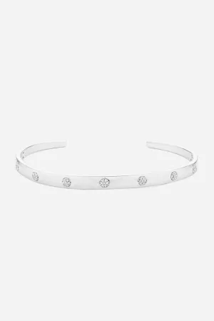 Ella Stein Lucky 7 Cuff Bracelet in Sterling Silver
