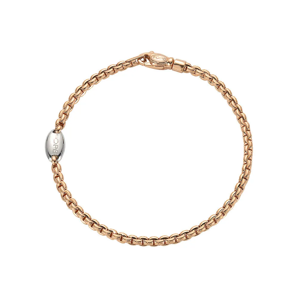 FOPE 18ct Rose Gold Eka Tiny Bracelet 73001BX_XX_R_XXX