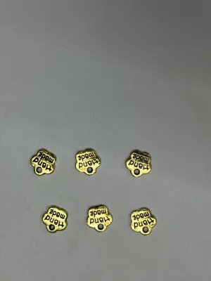 Golden Designer Metal Charms