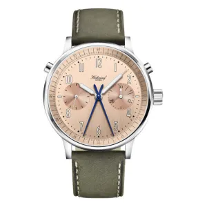 HABRING² Doppel 38 Salmon Sub & Salmon Dial