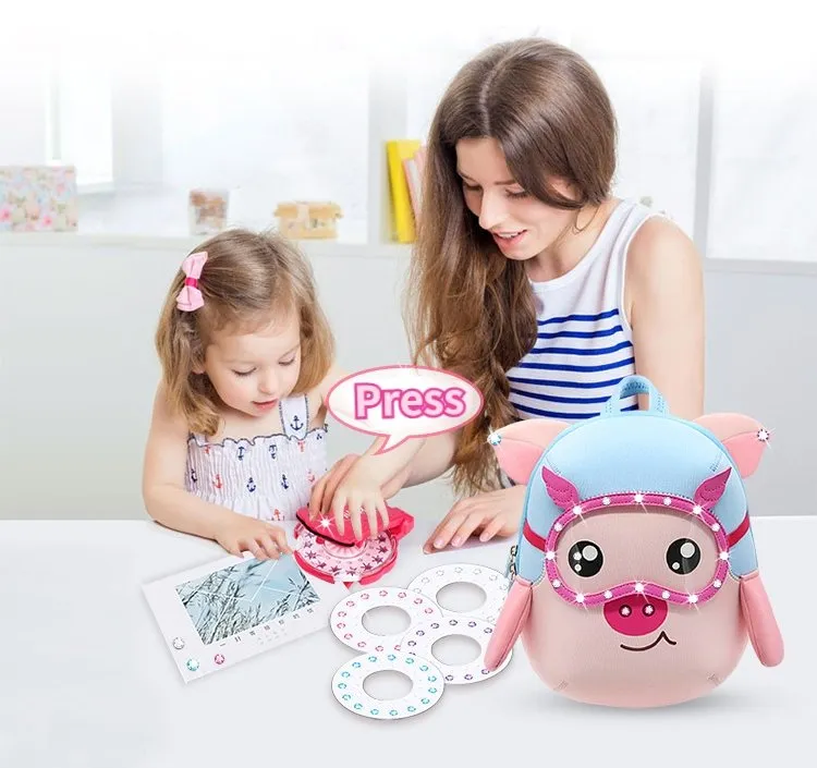 Hair Bling Stamp- Girls Glam Collection   180 Colorful Gems