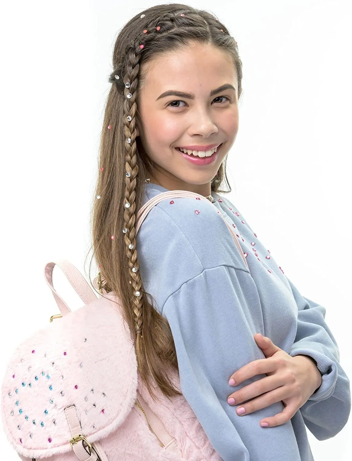 Hair Bling Stamp- Girls Glam Collection   180 Colorful Gems