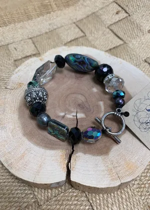 Iridescent Beaded Bracelet