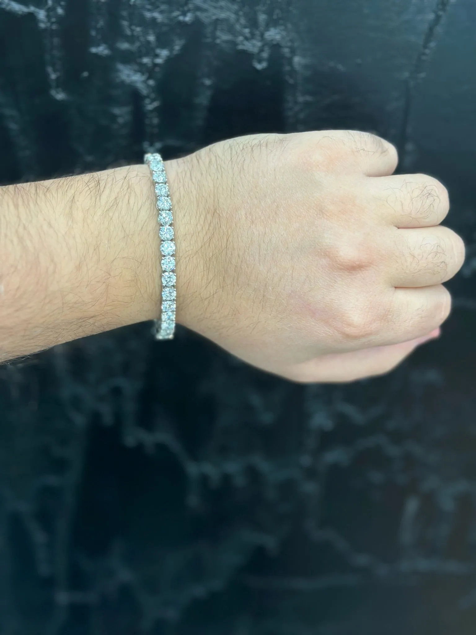 Men's Diamond Tennis Bracelet