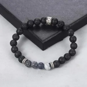 Mens Shattered Globe Beaded Bracelets