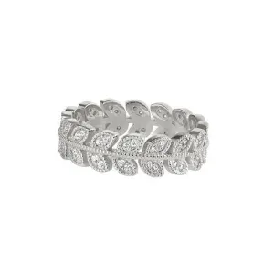 Micropave Leaf Ring - BL2270R