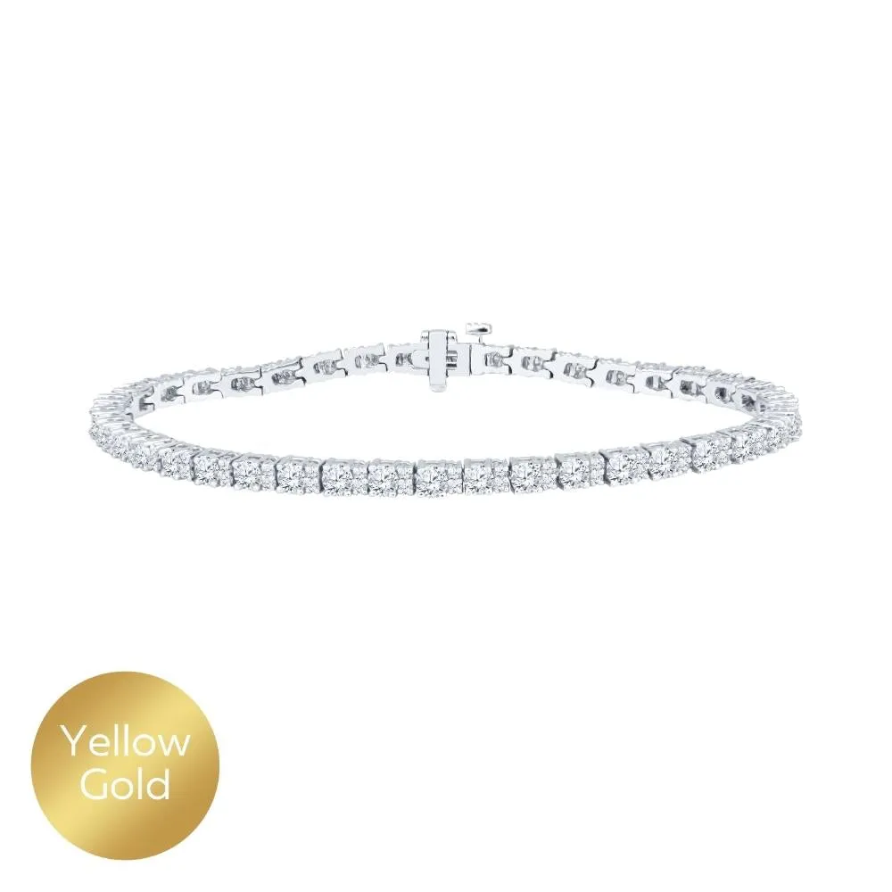 Modern Diamond Tennis Bracelet