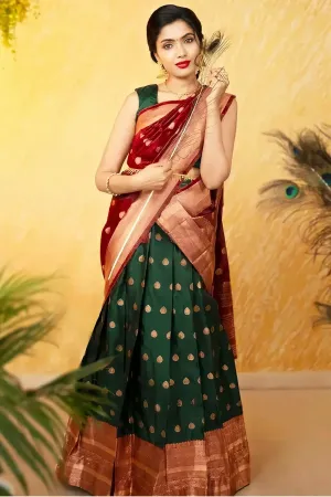 New Half Saree Function Flex Design For Girls