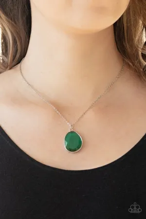 Paparazzi Necklace ~ Icy Opalescence - Green
