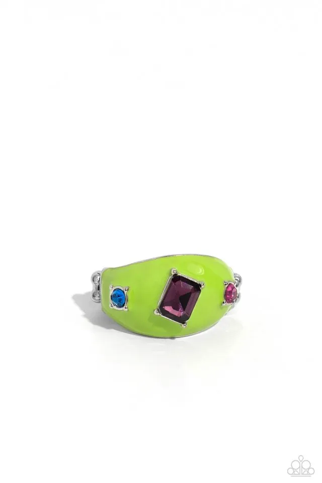 Paparazzi Ring ~ Blinding Behavior - Green