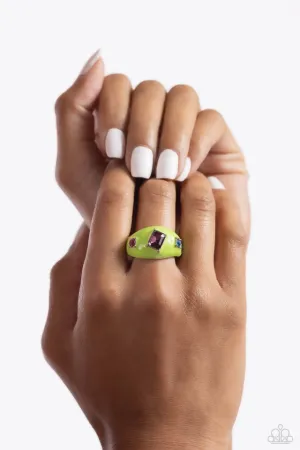 Paparazzi Ring ~ Blinding Behavior - Green