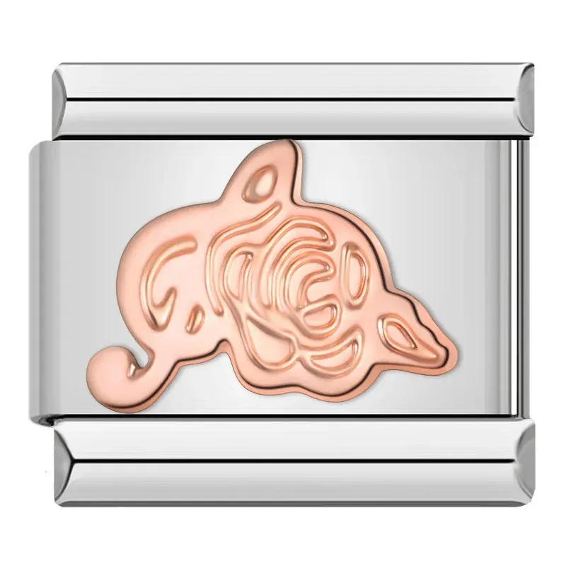 Pretty Flower Charms Links for Italian Charm Bracelet - Customize your bracelet adding a colofrull flower to your bracelet.