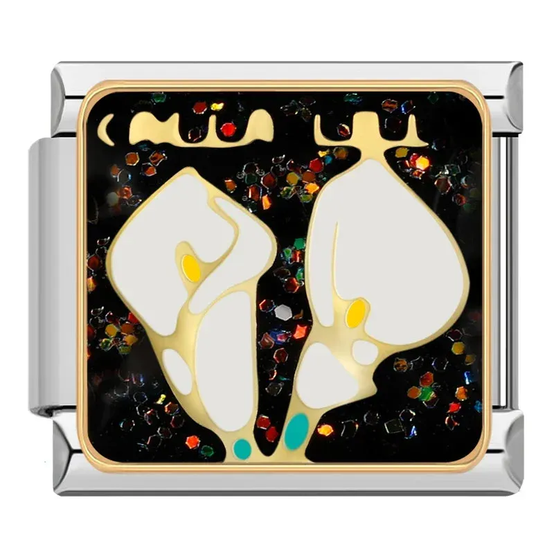 Pretty Flower Charms Links for Italian Charm Bracelet - Customize your bracelet adding a colofrull flower to your bracelet.
