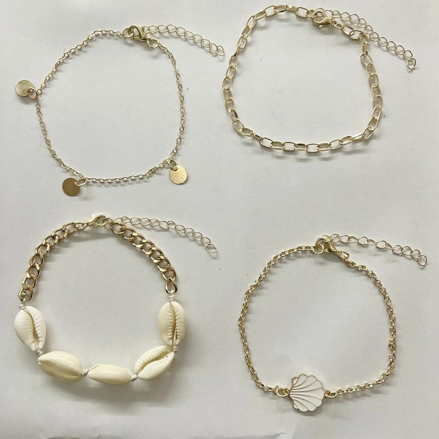 Shell Anklets for Women Seashell Ankle Bracelets Starfish Anklet Beach Jewelry Women Beach Fashion