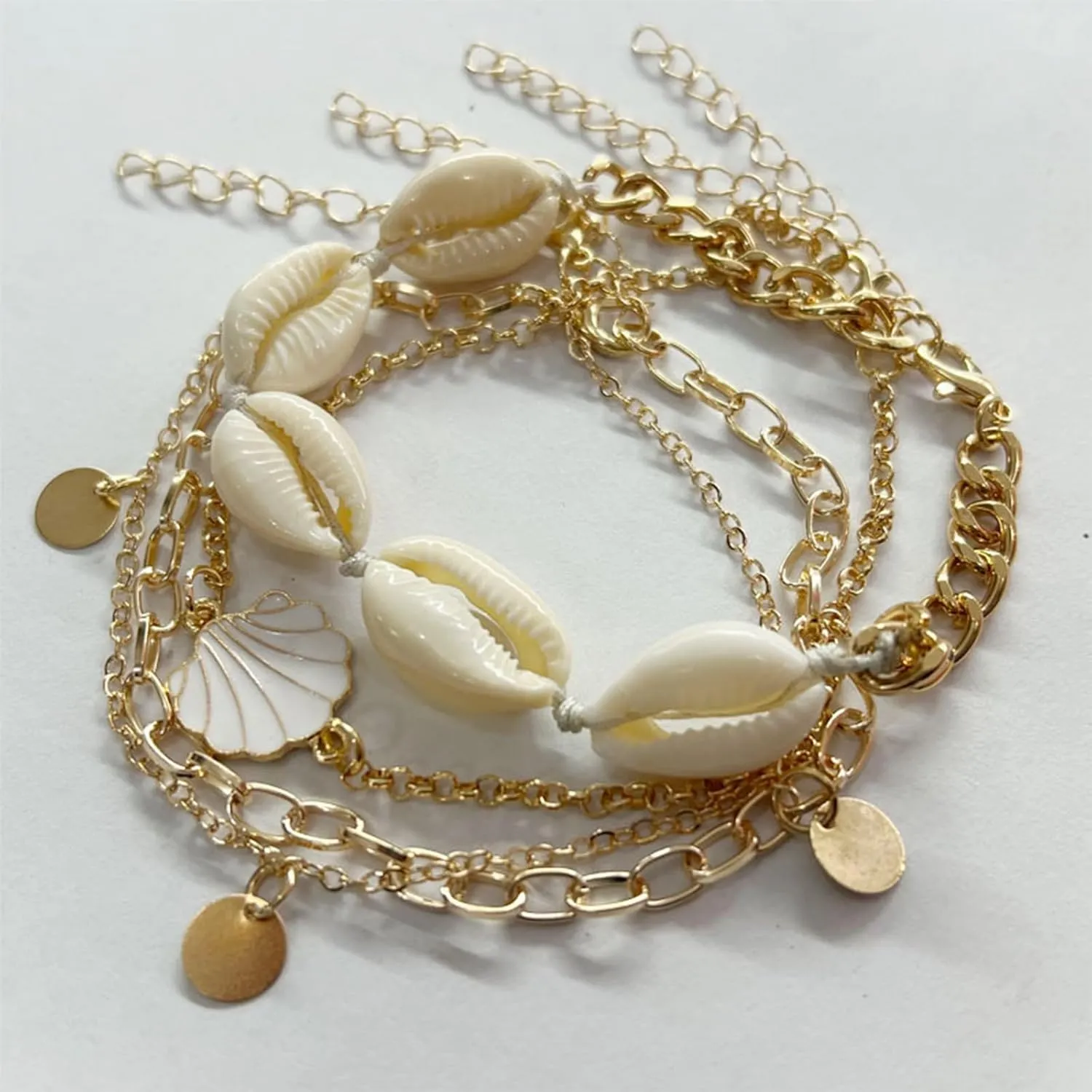 Shell Anklets for Women Seashell Ankle Bracelets Starfish Anklet Beach Jewelry Women Beach Fashion