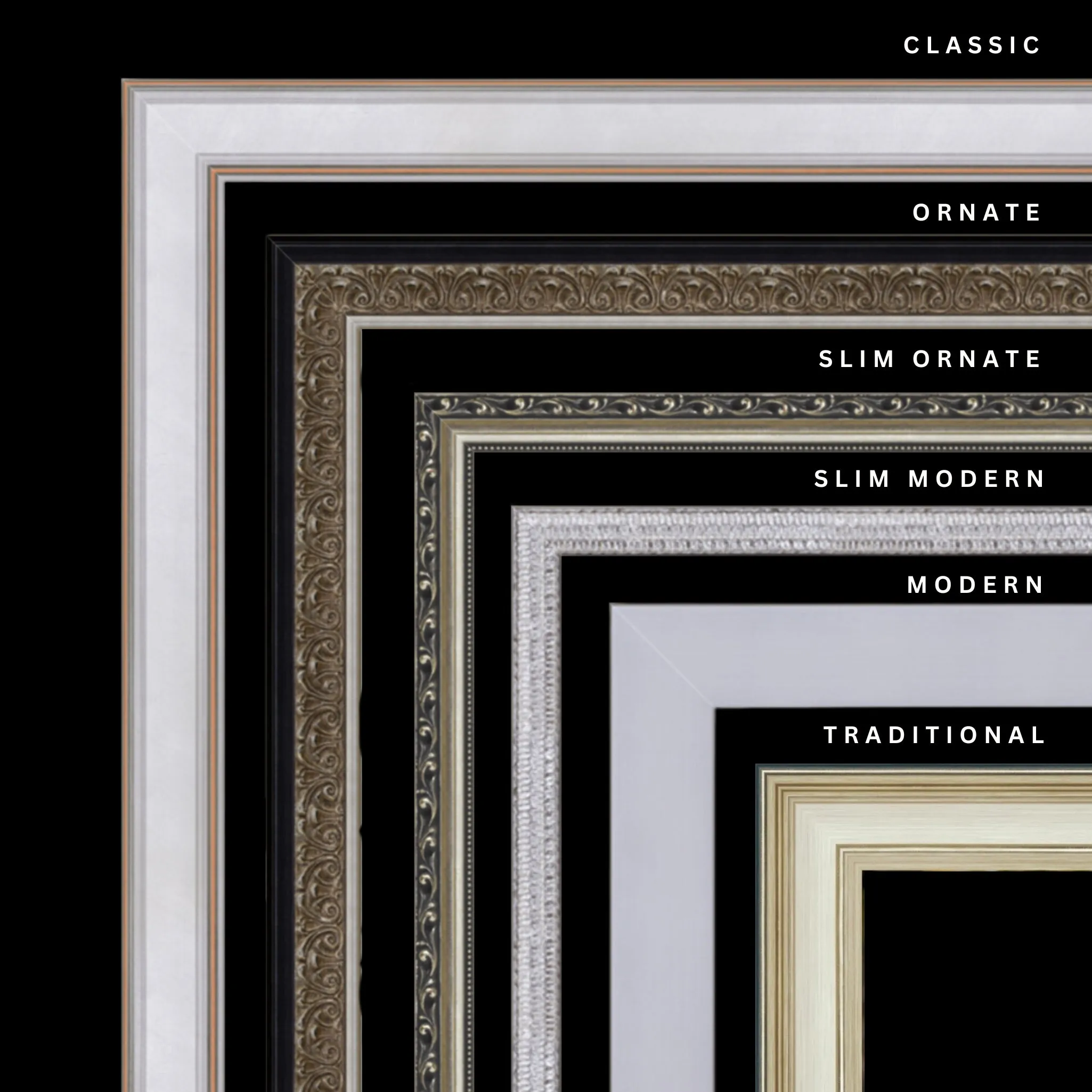 Silver 20x23 Picture Frame Ornate Traditional Classic Antique