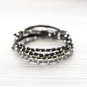 Simple Hill Tribe Bracelet Stack