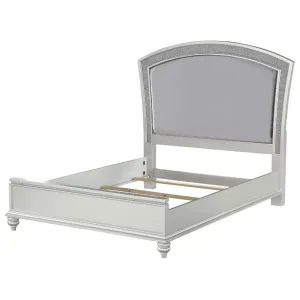 Theodore California King Bed, Fabric & Platinum