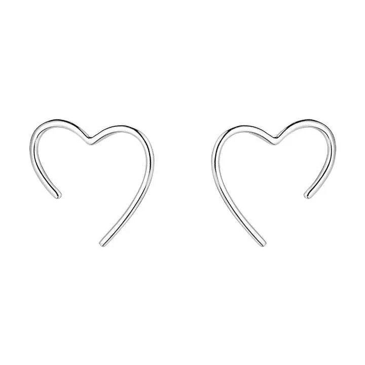 Tiny Heart Shaped Stud Earring