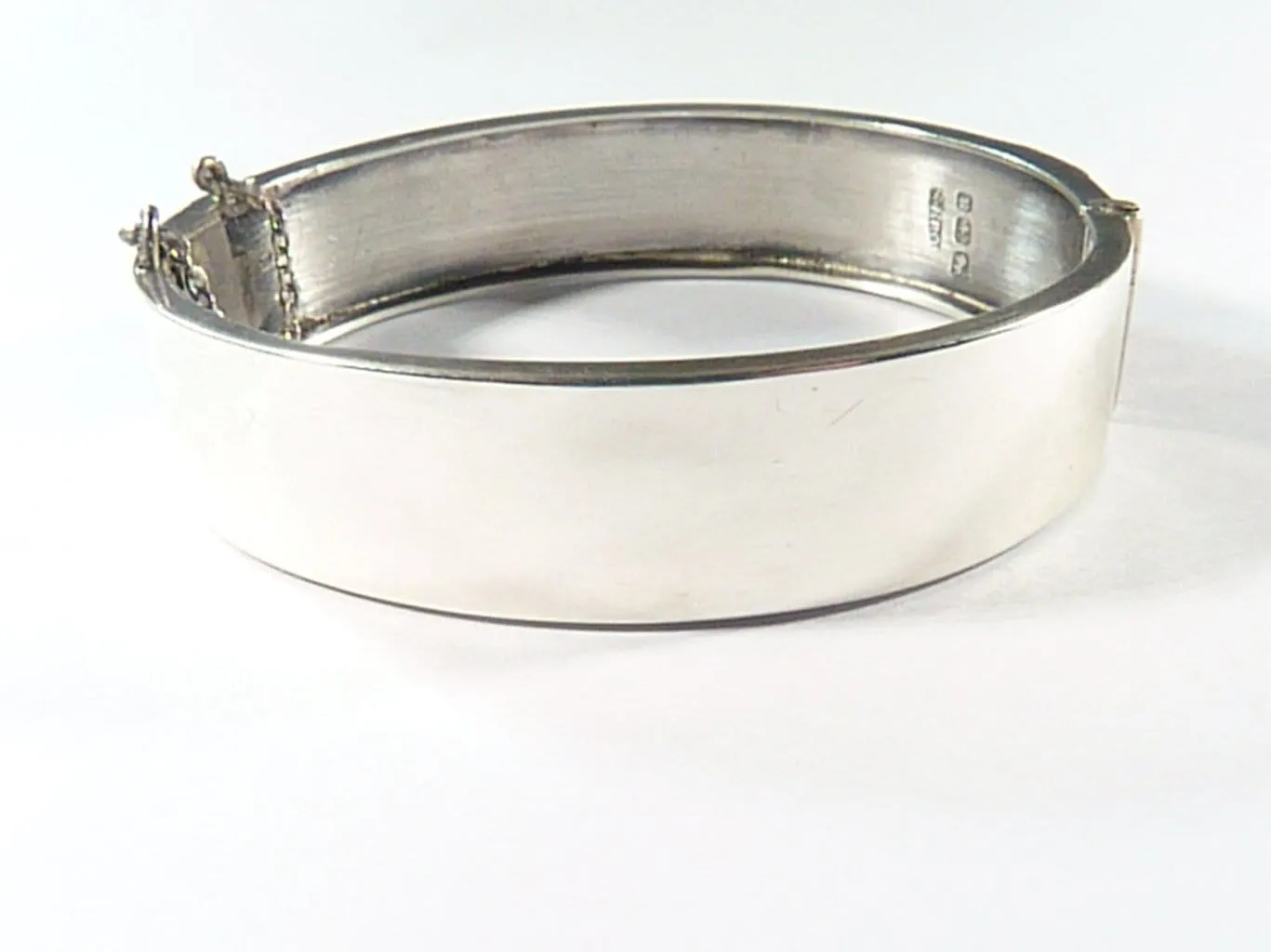 Victorian Aesthetic Movement Hallmarked Silver And Gold Bangle 1887