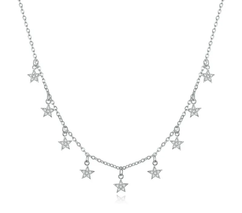 Womens Classic Star Choker Necklace
