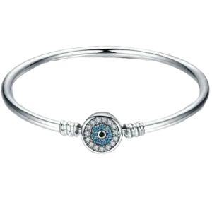 Women's Sterling Silver Evil Eye Bracelet